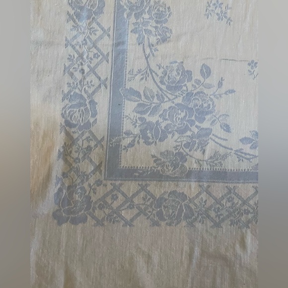 Vtg Le Jacquard Francais cotton tablecloth - Picture 6 of 15
